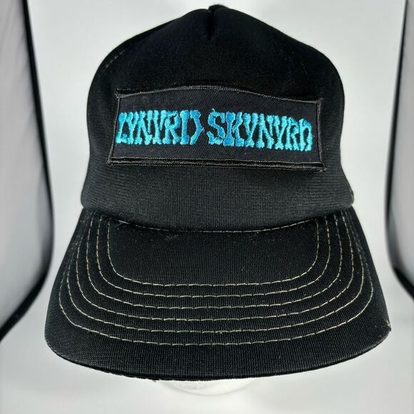 Lynyrd Skynyrd Snapback Mesh Trucker Hat Cap Black One Size - Picture 1 of 6